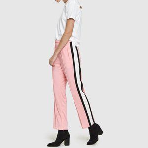 Ganni Dubois Polo Pant Size 34 Color Sea Pink